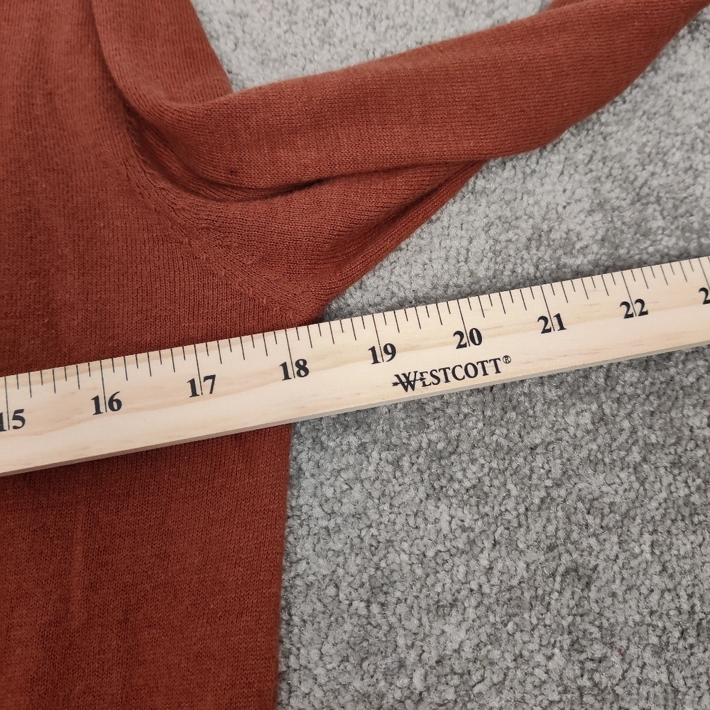 Koton Women's Ruffled Sweater Cardigan in Brown Size Medium Fall Feminine Cotton - Picture 7 of 10